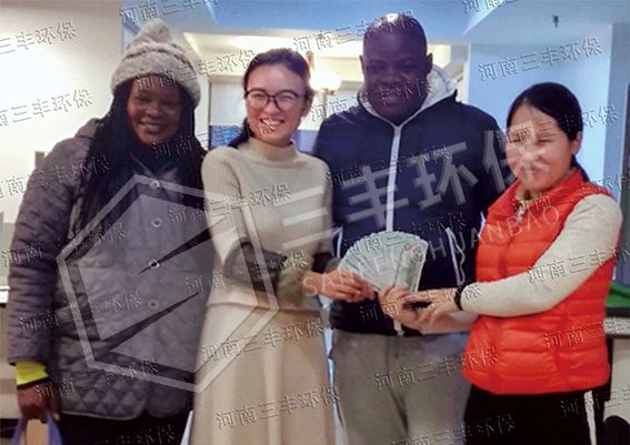 熱烈歡迎贊比亞客戶來我司參觀考察