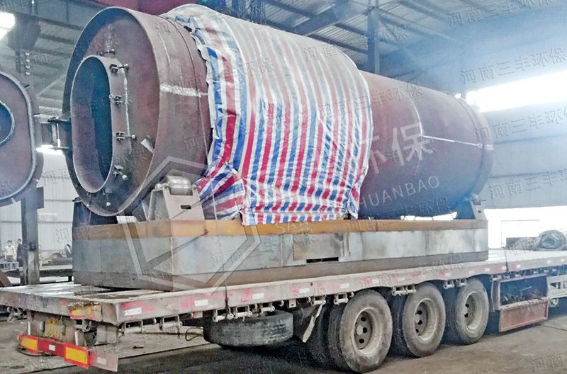 河南三豐環(huán)保電磁加熱熱解設(shè)備發(fā)貨