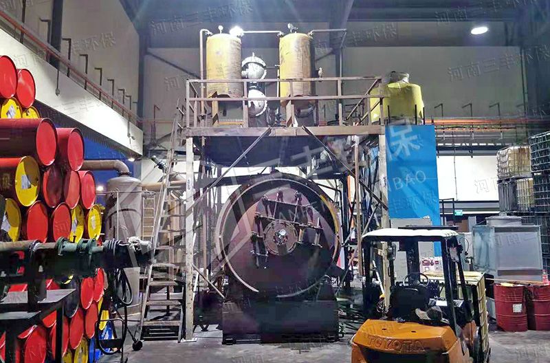 河南三豐環(huán)保電磁加熱熱解設備出口美國